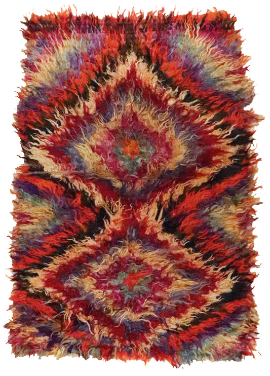 4x6 - Tulu Fine/Wool All Over Rectangle - Hand Knotted Rug