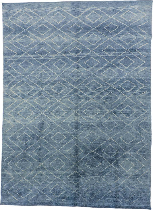 W 7.10 L 10.8 Tulu 100% Wool Handmade All Over Design - 65740