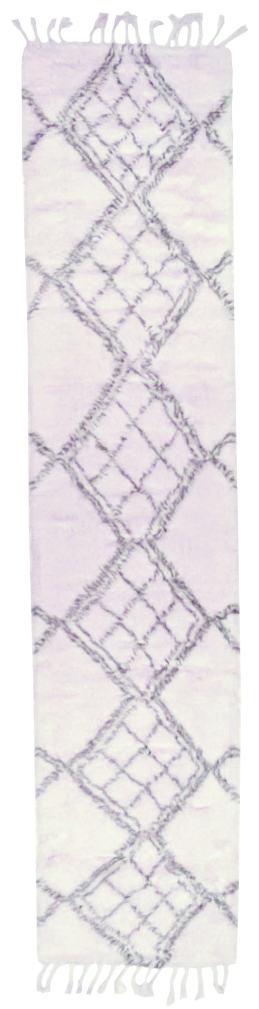 Runner - Moroccan Fine/Wool All Over Rectangle - Hand Knotted Rug