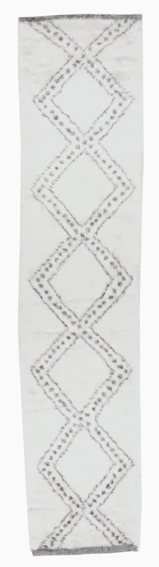 Runner - Moroccan Fine/Wool All Over Rectangle - Hand Knotted Rug