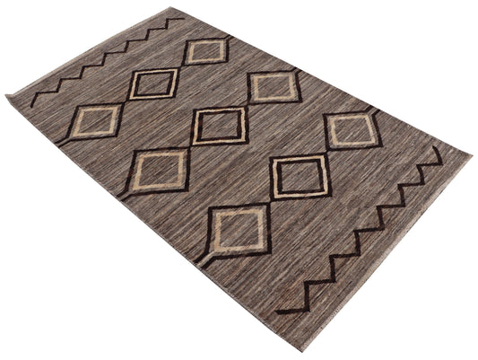 3x5 - Mountain Modern Fine/Wool All Over Rectangle - Hand Knotted Rug