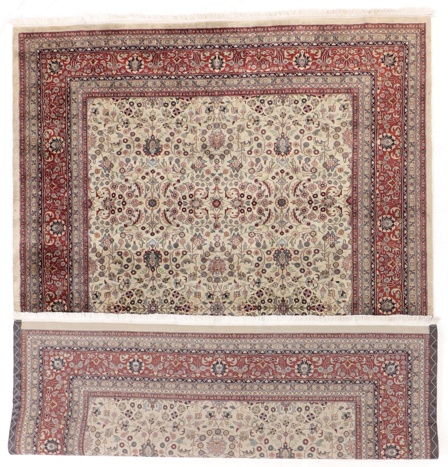 9 x 12 - Sh Abbas Wool All Over Rectangle - Hand Knotted Rug