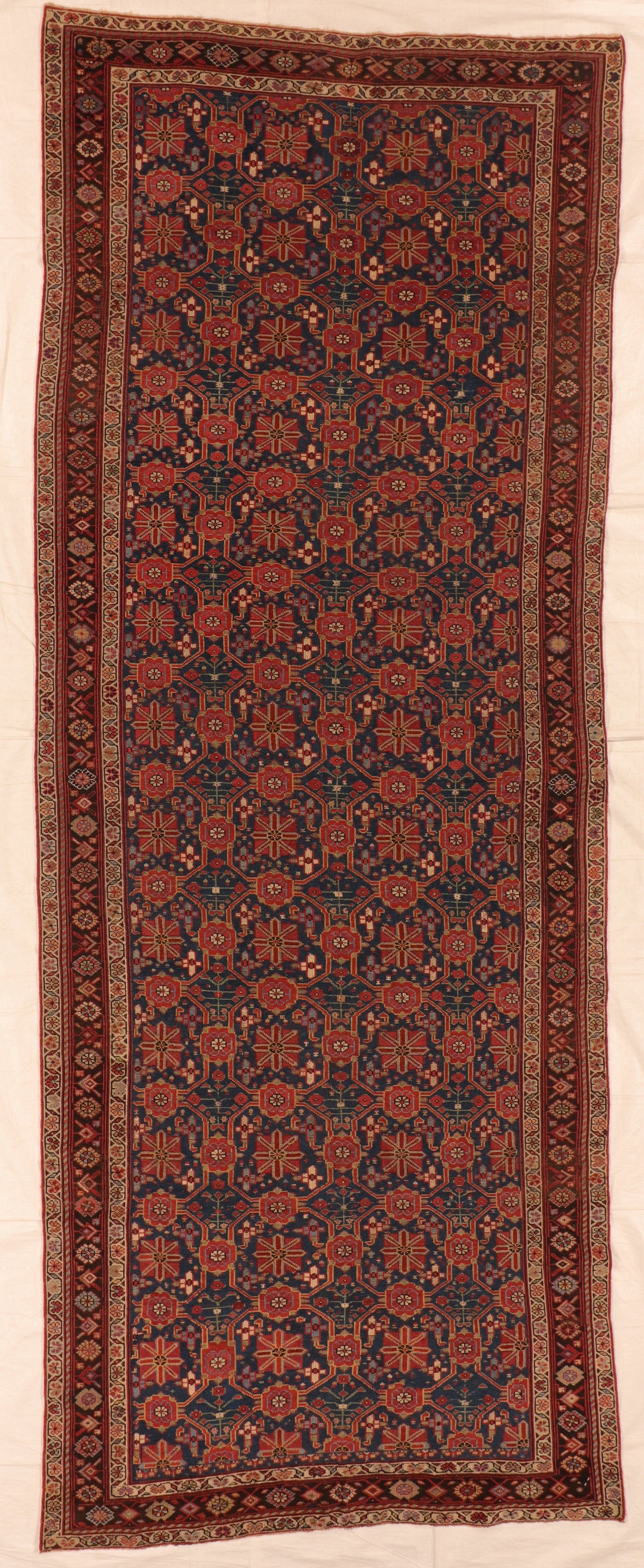 6 x 14 - Bijar Antique/Wool All Over Rectangle - Hand Knotted Rug