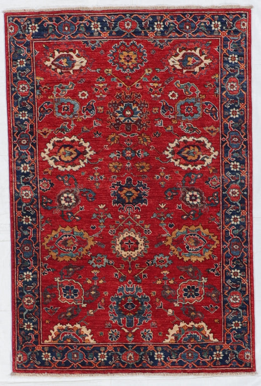 W 3.10 L 5.10 Mahal 100% Wool Handmade All Over Design - 66263