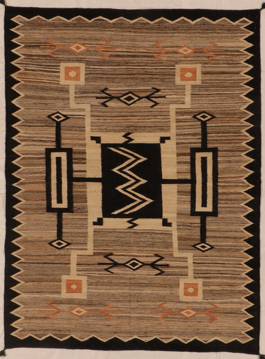 5x7 - Kilim Fine/Wool All Over Rectangle - Hand Knotted Rug