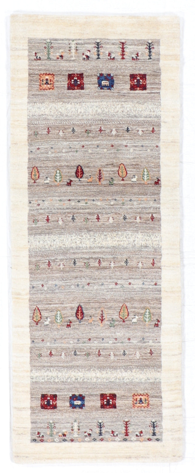 2.6 x 6.7  Runner - Tree of Life  Fine All Over Rectangle - Hand Knotted Rug