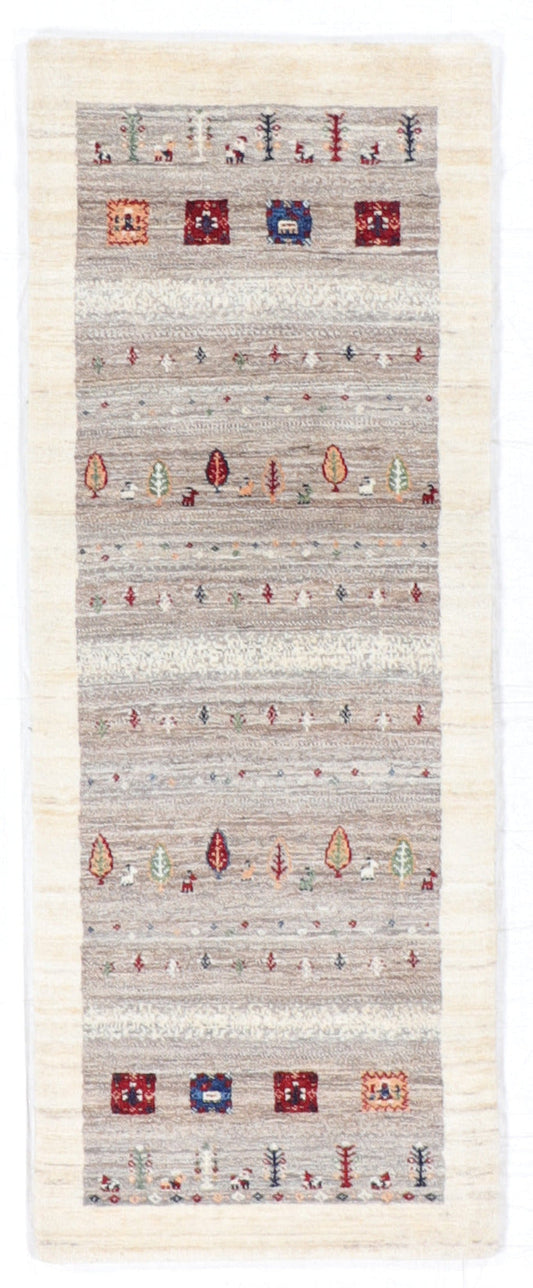 2.6 x 6.7  Runner - Tree of Life  Fine All Over Rectangle - Hand Knotted Rug