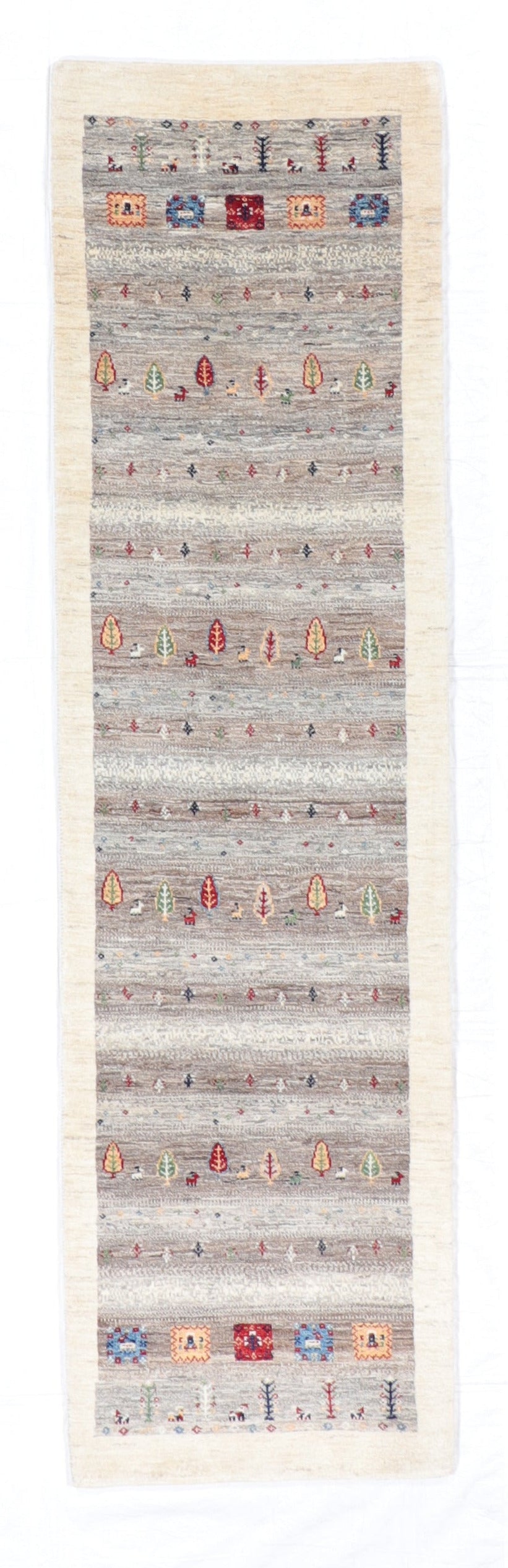 2.8 x 9.9  Runner - Tree of Life  Fine All Over Rectangle - Hand Knotted Rug
