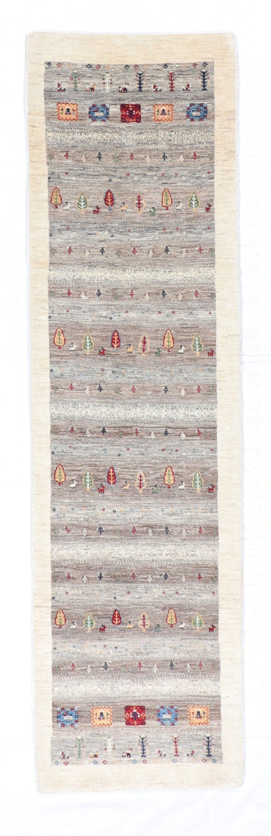 2.8 x 9.9  Runner - Tree of Life  Fine All Over Rectangle - Hand Knotted Rug
