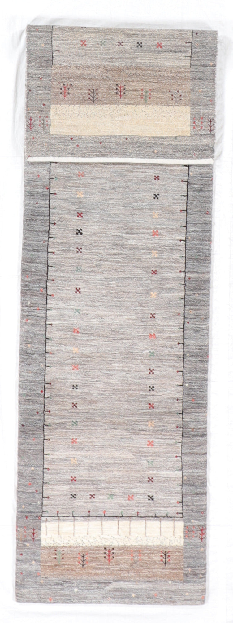 2.7 x 9.11 Runner - Qashqulie Fine/Wool All Over Rectangle - Hand Knotted Rug