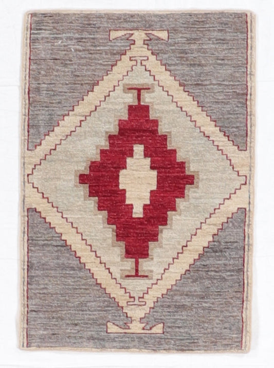 2 x 3 - Mountain Modern Fine/Wool All Over Rectangle - Hand Knotted Rug