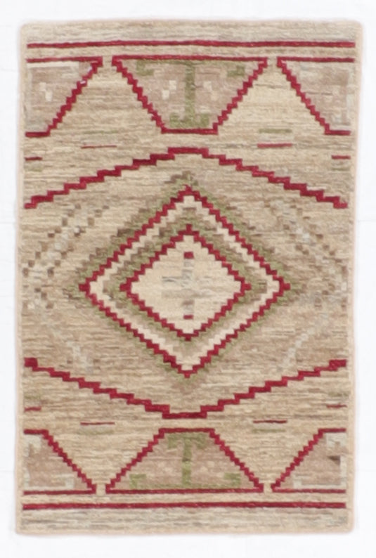 2 x 3.2 - Mountain Modern Fine/Wool All Over Rectangle - Hand Knotted Rug