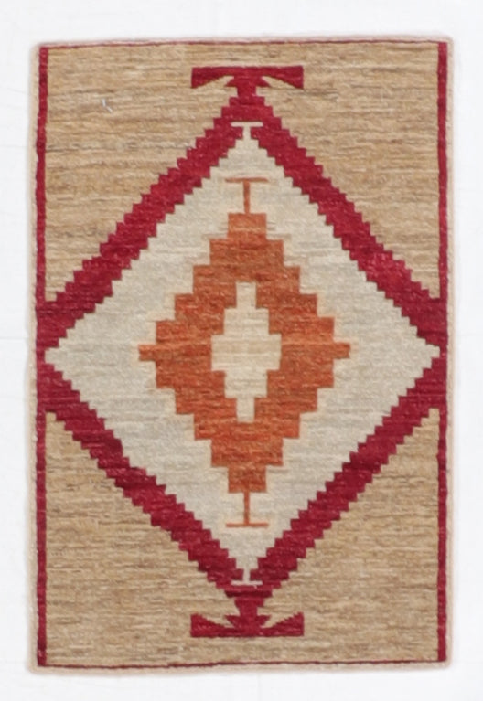 1.11 x 2.11 - Mountain Modern Fine/Wool All Over Rectangle - Hand Knotted Rug