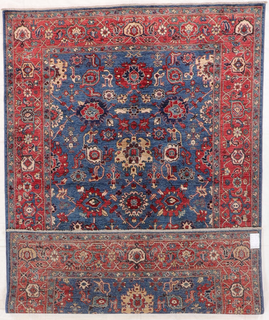 6 x 9  - Mahal Wool All Over Rectangle - Hand Knotted Rug