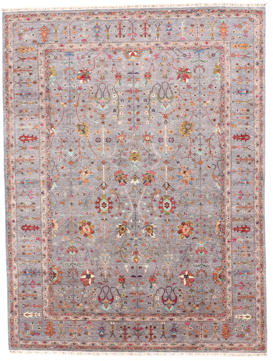 9 x 12 - Baluch Fine/Wool All Over Rectangle - Hand Knotted Rug