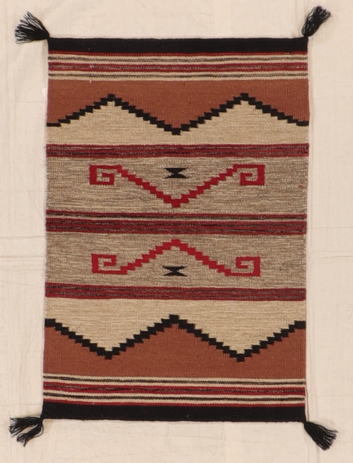 2 x 3 - Kilim Navajo Fine/Wool All Over Rectangle - Hand Knotted Rug