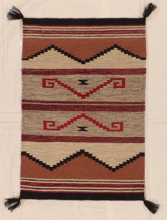2 x 3 - Kilim Navajo Fine/Wool All Over Rectangle - Hand Knotted Rug