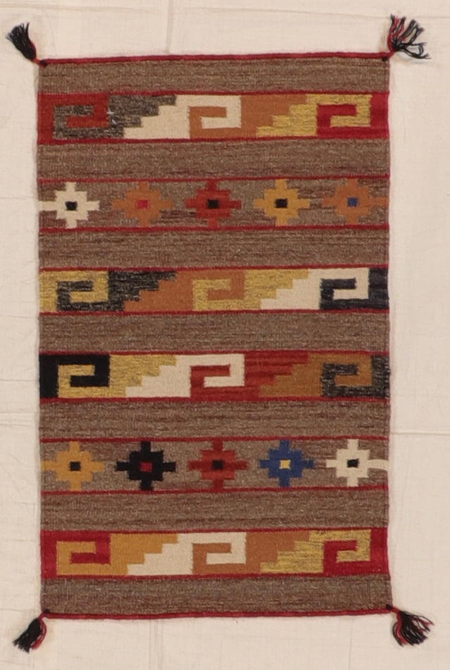 2 x 3 - Kilim Navajo Fine/Wool All Over Rectangle - Hand Knotted Rug