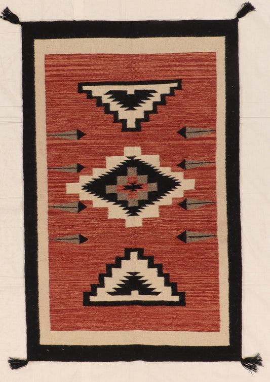 3 x 5 - Kilim Navajo Fine/Wool All Over Rectangle - Hand Knotted Rug