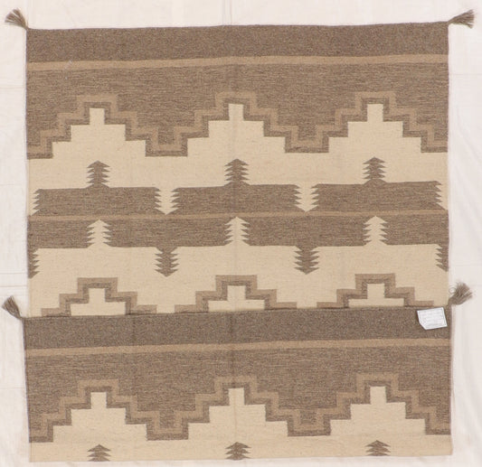 5 x 7 - Kilim Navajo Fine/Wool All Over Rectangle - Hand Knotted Rug