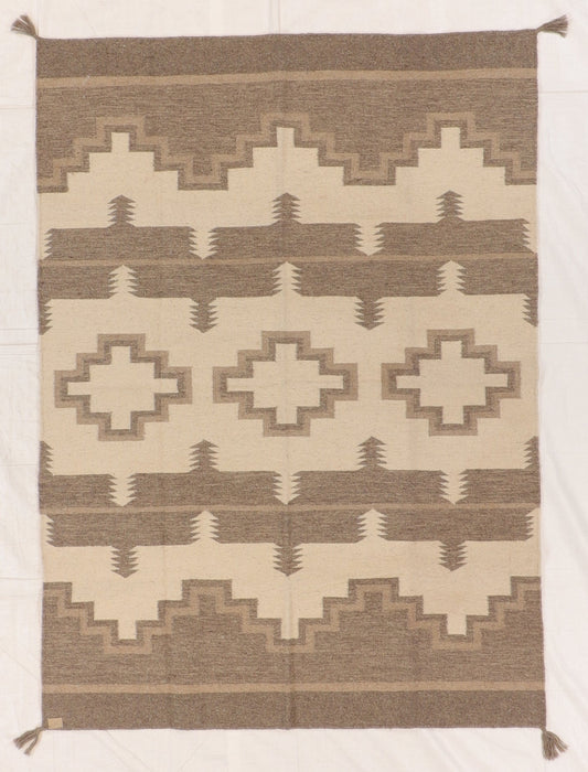 5 x 7 - Kilim Navajo Fine/Wool All Over Rectangle - Hand Knotted Rug