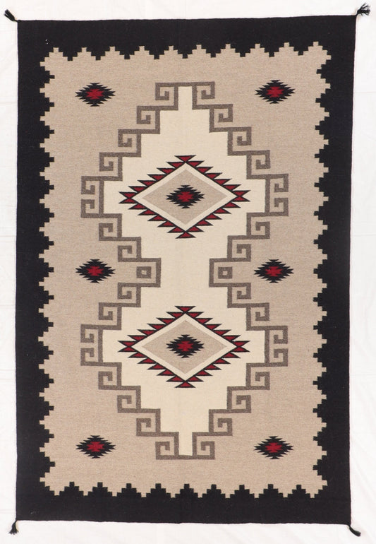 6 x 9 - Kilim Navajo Fine/Wool All Over Rectangle - Hand Knotted Rug