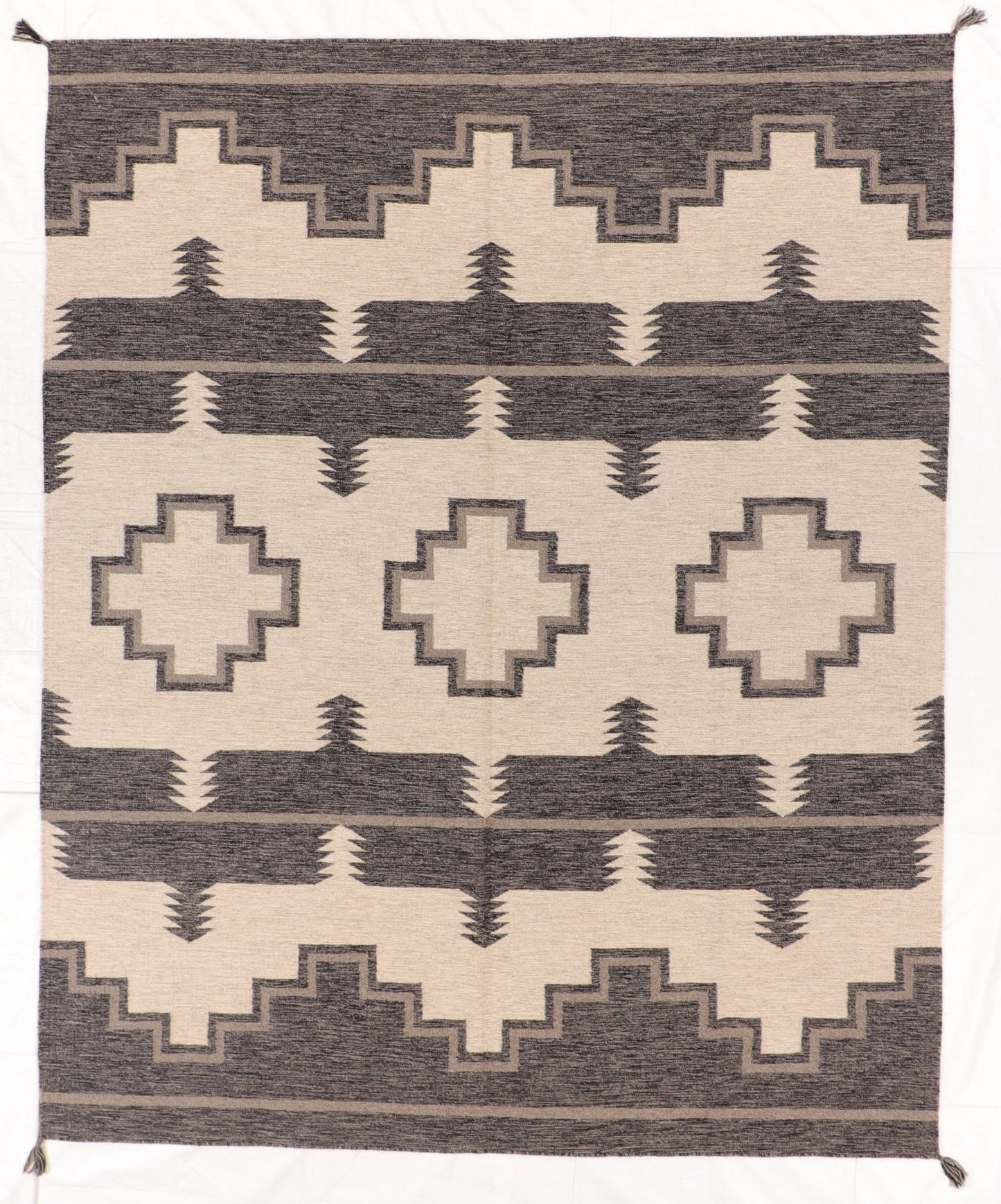 8 x 10 - Kilim Navajo Fine/Wool All Over Rectangle - Hand Knotted Rug