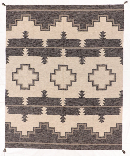 8 x 10 - Kilim Navajo Fine/Wool All Over Rectangle - Hand Knotted Rug