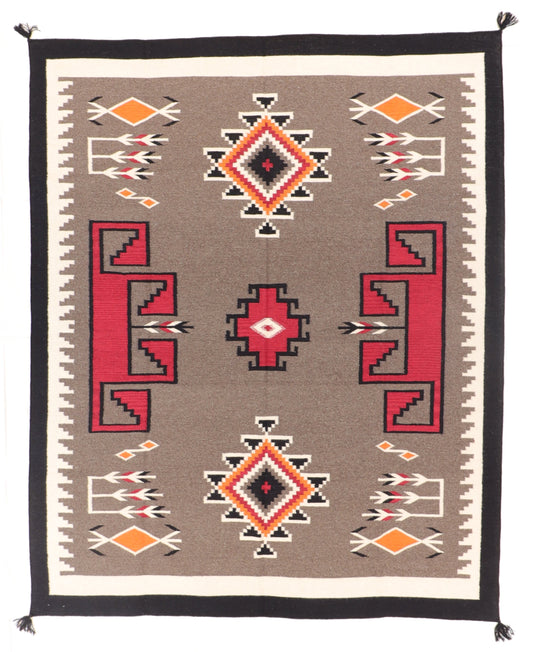 8 x 10 - Kilim Navajo Rectangle - Hand Knotted Rug