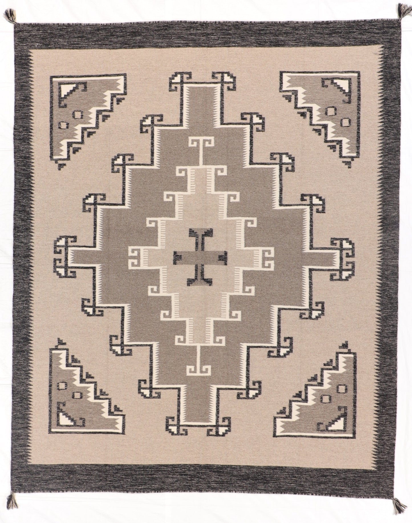 8 x 10 - Kilim Navajo Fine/Wool All Over Rectangle - Hand Knotted Rug