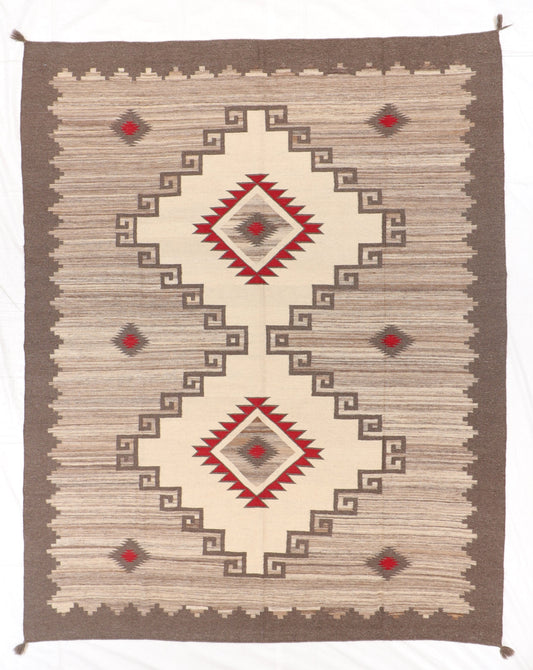 9 x 12 - Kilim Navajo Fine/Wool All Over Rectangle - Hand Knotted Rug
