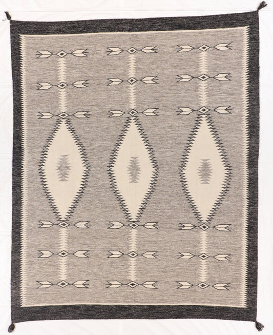 8 x 10 - Kilim Navajo Rectangle - Hand Knotted Rug