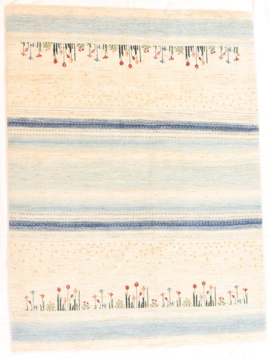 5 x 7 - Gabbeh Fine/Wool All Over Rectangle - Hand Knotted Rug