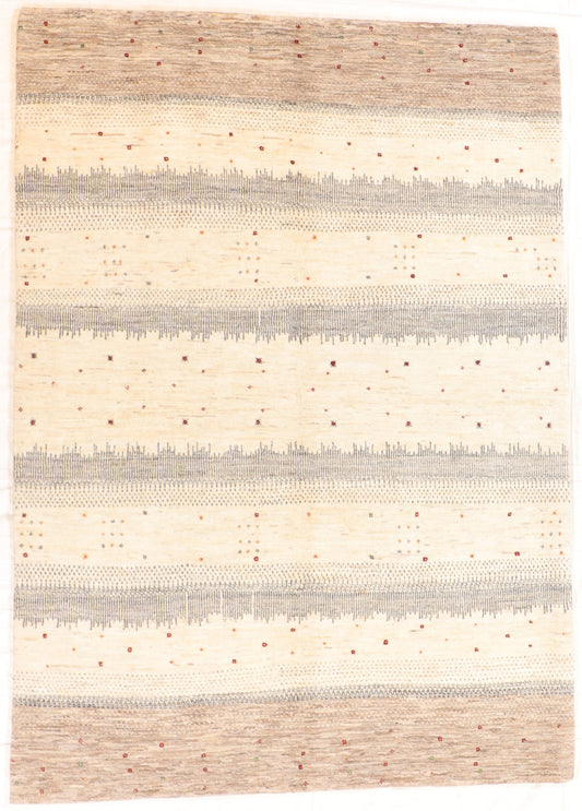 5 x 7 - Gabbeh Fine/Wool All Over Rectangle - Hand Knotted Rug