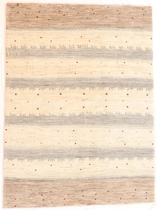 5 x 7 - Gabbeh Fine/Wool All Over Rectangle - Hand Knotted Rug