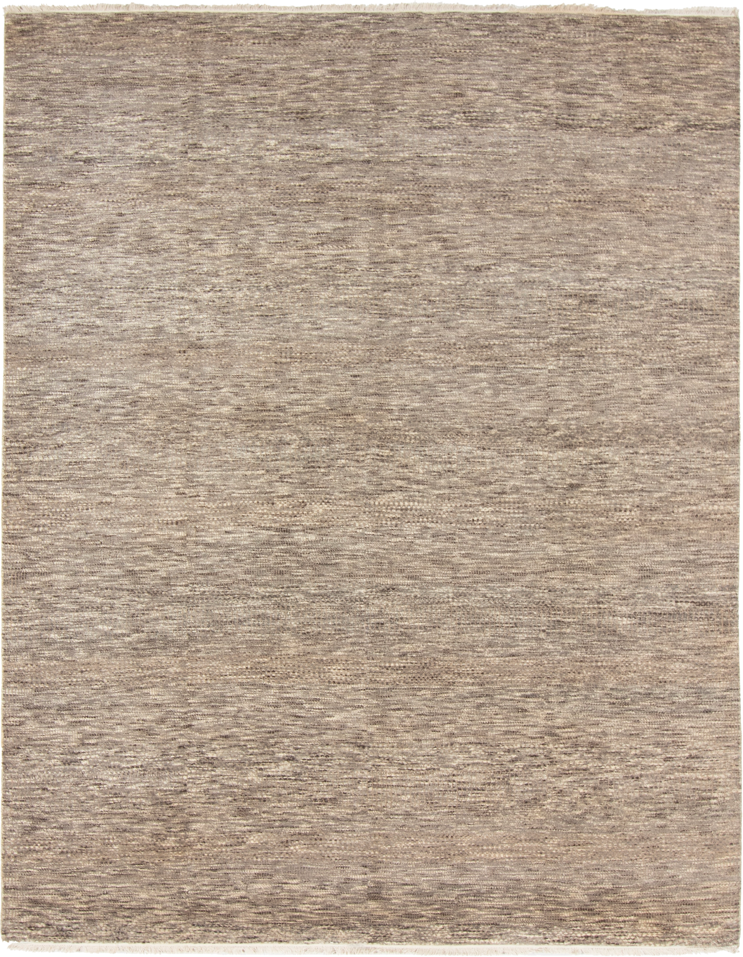 W 8.1 L 10.2 Modern Wool And Silk Blend Hand-Woven All-Over Design - 66914