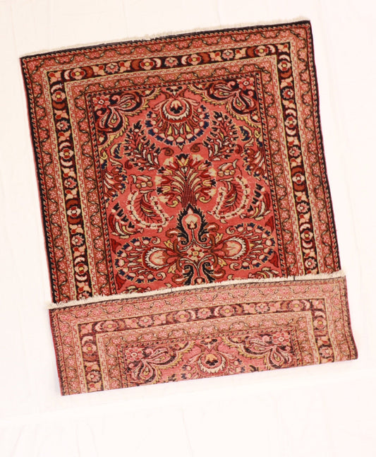 4x6 - Lillihan Fine/Wool Floral Rectangle - Hand Knotted Rug