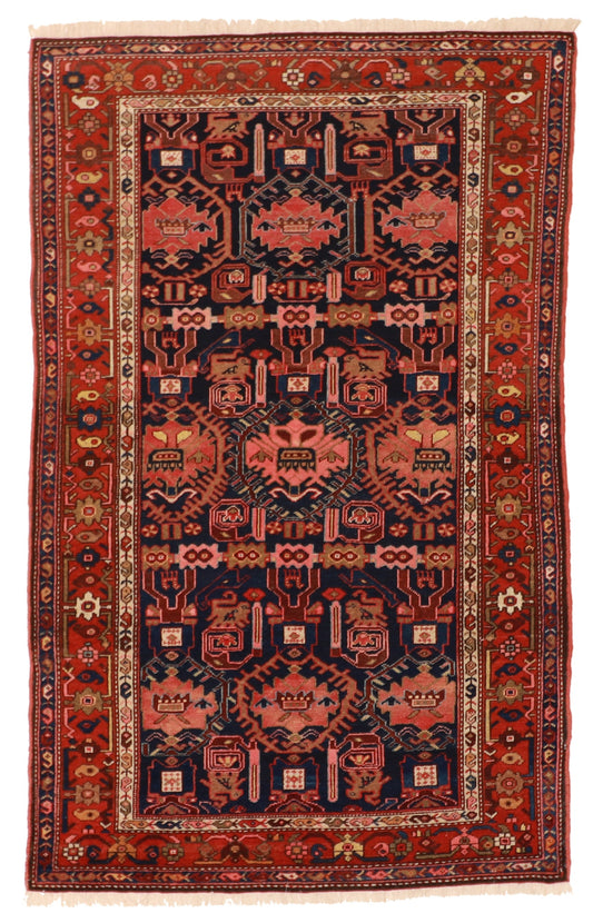 5x7 - Tabriz Antique All Over Rectangle - Hand Knotted Rug