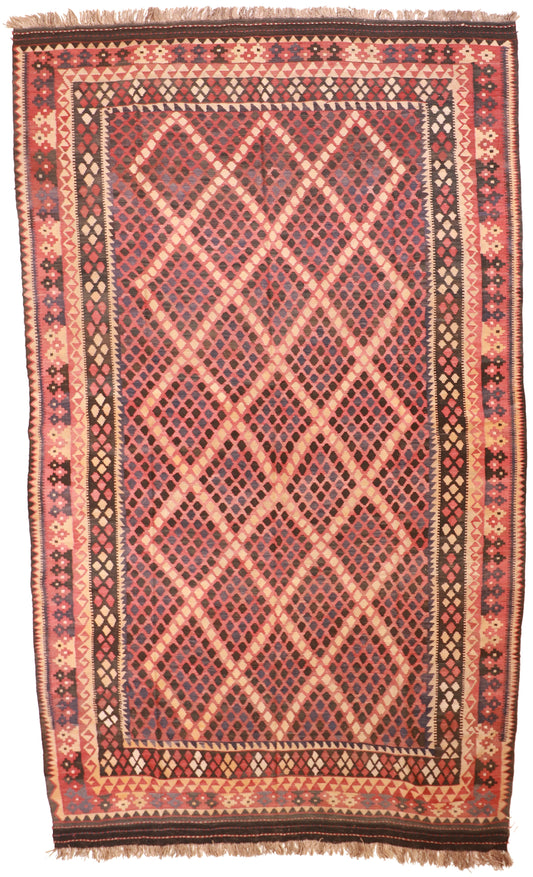 10x14 - Kilim Wool All Over Rectangle - Hand Knotted Rug